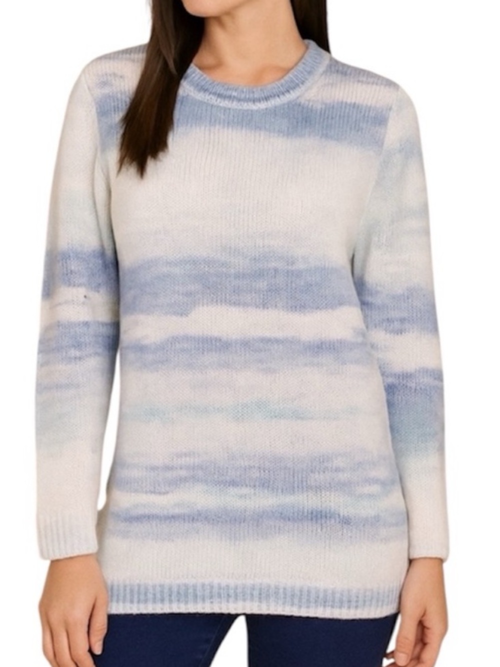 GAP NWT oversized blue & white sweater size small